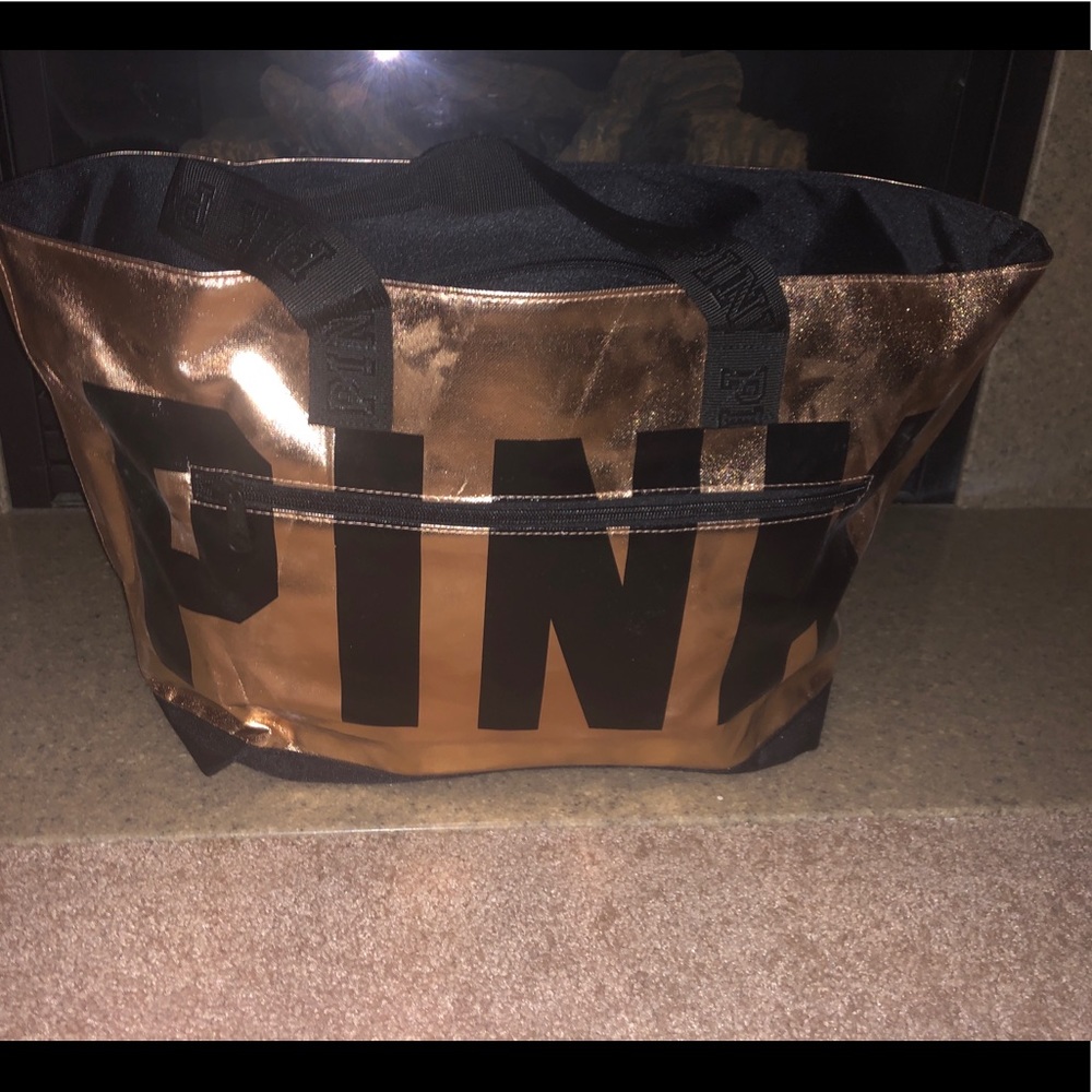 Victoria’s Secret Tote Bag New Medium metallic